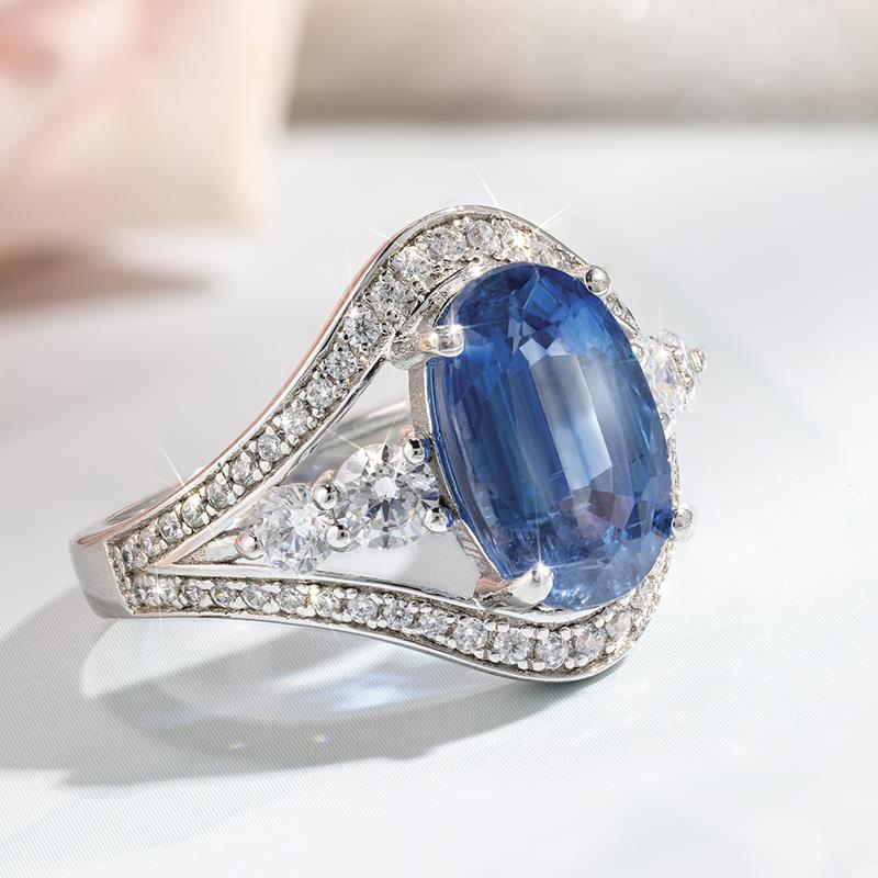 Blue Deco Ring